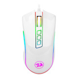 Mouse Gamer Redragon Cobra M711 White Rgb 10000 Dpi Pc Usb