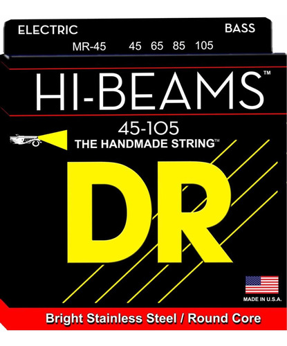 Cuerdas De Bajo Dr Hi Beams 45-105