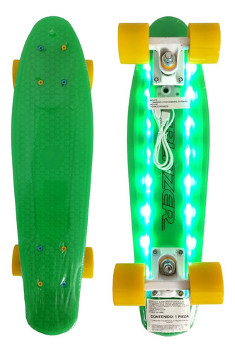 Patineta Penny Blazer Varios Colore Con Luz Led En La Tabla 