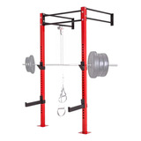 Rack Jaula Fija Pared 2mt Barra Crossfit Dominadas Pecho