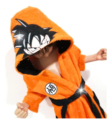 Salida De Baño Toalla Goku