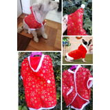 Disfraz Rojo Mascota Perro Gato Navidad Verano Con Capucha