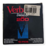 10 Diskettes Original Verbatim Mf 2dd 3 1/2 Datalife