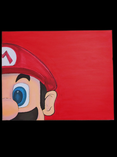 Cuadro Decorativo Super Mario Bros Nintendo 40x50