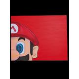 Cuadro Decorativo Super Mario Bros Nintendo 40x50