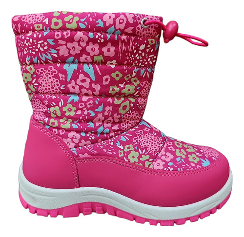 Botín Impermeable Niña Flowers (talla 28-35)