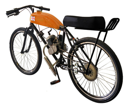 Bicicleta Motorizada Café Racer Sport Banco Xr Cor Laranja Triumph