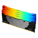 Kit Memoria Ram Kingston Fury Renegade Ddr4 Rgb 3200mts 32gb