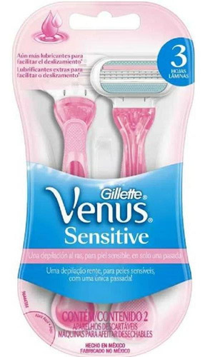 Aparelho Para Depilar Gillette Venus Sensitive3 2 Unidades