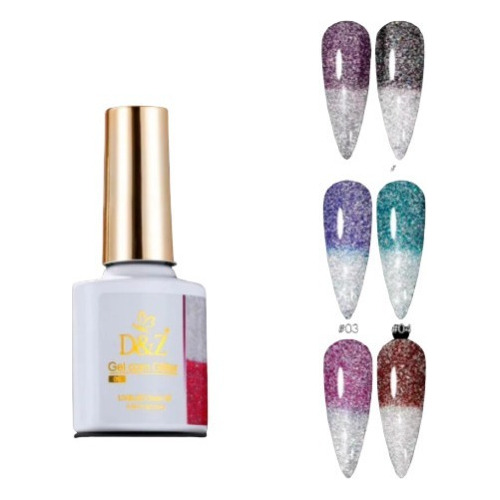 Kit Esmalte Em Gel Termico Muda De Cor Temperatura Agua D&z 