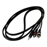 Cable Shimura Auc2006-1.5 Mts Miniplug Stereo A 2 Rca Macho