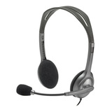 Fone Headset H111, Conector P3, 981-000612, Logitech