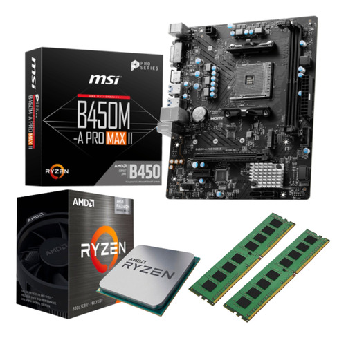 Kit Actualizacion Gamer Amd Ryzen 5600g + B450 + 32gb