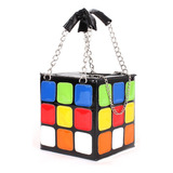 Bolso Cubo Rubik Cartera Mochila Colores Maletin Puzzles