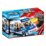 Playmobil Furgoneta De Policia Con Luz Y Sonido 70899