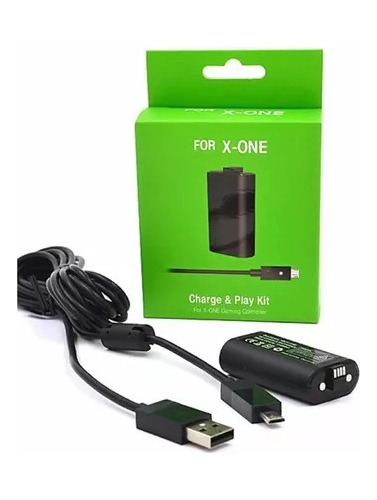 Bateria Interna Para Control Xbox One Con Cable Usb De Carga