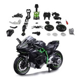 Kawasaki H2r De Colección A Escala, Maisto 1:12 Armable