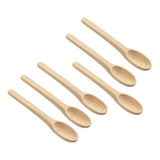 6 Cucharitas En Madera Kitchen Wood