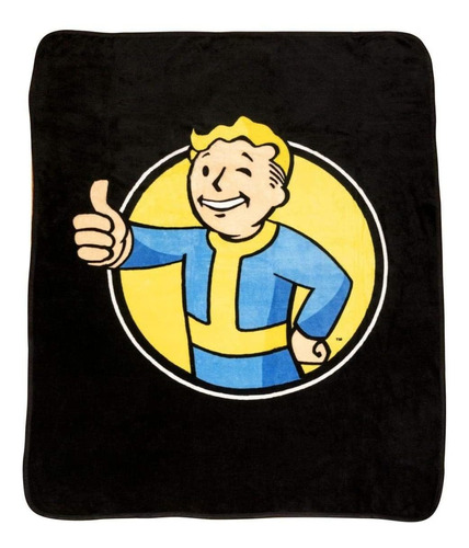 Fallout Bóveda Muchacho Grande Fleece Manta Con Licenc...