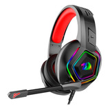 Headset Gamer Redragon Medea H280 Rgb Preto