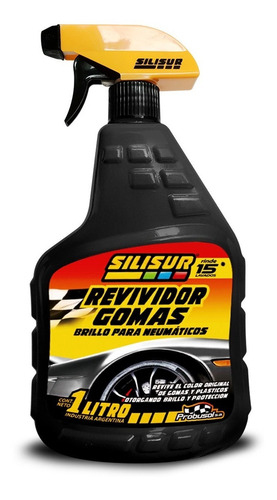 Revividor Tradicional De Gomas C/gatillo Silisur 1lt Color Incoloro