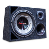 Caixa Trio Pioneer Completa Som Automotivo Carro 450w Rms