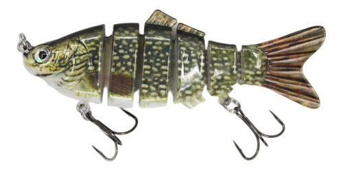 Isca Artificial 6 Sessões Robalo Traíra Tucunaré 10cm 19.4 G