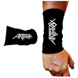 Muñequera Anthrax Estándar Unisex Blacklabeldesigns
