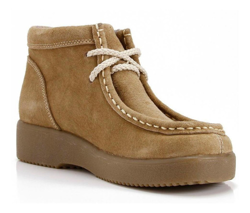 Botin Cuero Sioux Café Hush Puppies Kids