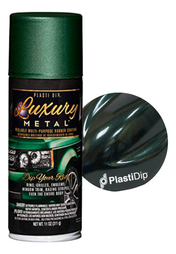 Aerosol Pintura Moto Mediana Colores Metalicos Plasti Dip Acabado Luxury Color Aintree Green