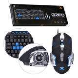 Kit Teclado + Mouse Gamer Cabo Trançado Grande Resistente