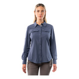 Camisa Hw Antakari Spandex Mujer Azul