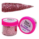 Gibre Glitter Decoracion Uñas Nails Pink Dior 26-61 Femcolor