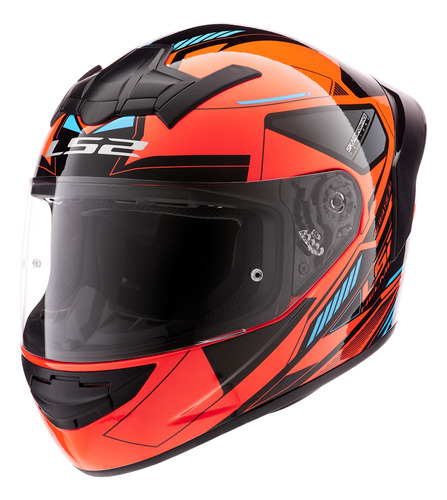 Casco Ls2 Rookie 352 + Spoiler Graficas Nuevas Moto Delta