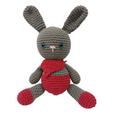 Amigurumi Conejito Con Babero - 26 Cm