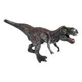 Figura Dinosaurio Rex Rojo Con Sonido