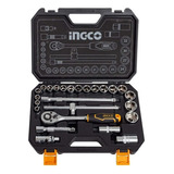 Set De Dados 1/2 25pzs Con Maletin Ingco Hkts12251