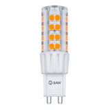 Pack X10u Bipin Led G9 6w Fria Calida 220v Baw