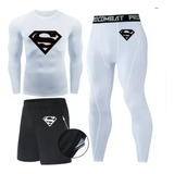 Superman - Mallas Deportivas Para Hombre 3 Piezas