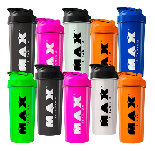 Kit 10 Coqueteleiras Max Titanium - Preço De Atacado