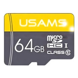 Cartão De Memória Usams Microsd Zb95tf01 Classe 10 64gb