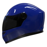 Casco Para Moto Integral Vertigo V32 Vanguard  Azul Brillo Brilloso Talle L 