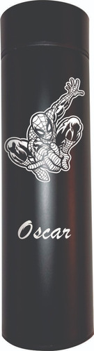 Termo Digital Spiderman Grabado Laser Personalizado