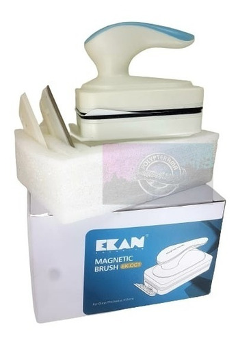 Ekan Iman Flotante Limpia Vidrio Raspador Magnetico 3-6mm