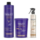 Kit Matizante Itallian Trivitt Shampoo Mascara Reconstrutor