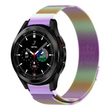 Pulseira Aço Inoxidável Fecho Imã Para Watch4 Classic 46mm