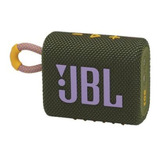 Alto-falante Jbl Go 3 Portátil Com Bluetooth Waterproof Green 