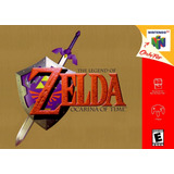 Zelda Ocarina Of Time - N64 Caja, Soporte Interno, Etiquetas