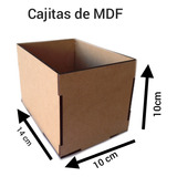 10 Cajas De Madera (mdf 3mm)