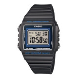 Reloj Casio Retro Vintage W-215h-8a Digital Gris Sumergible